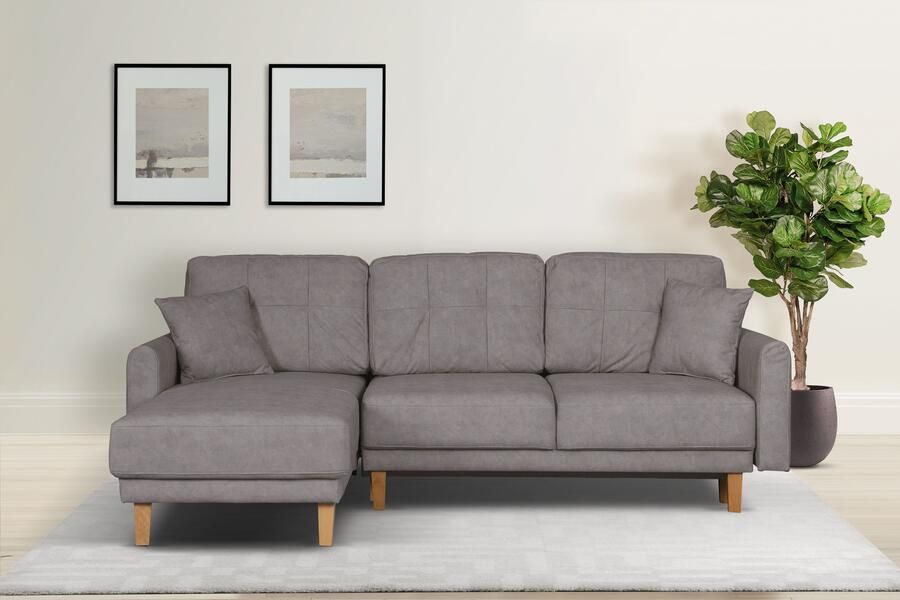 Home affaire Hoekbank TRIPLO optionele slaapbank met bedlade afmetingen B D H: 234 164 89 cm - Foto 10