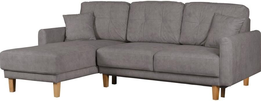 Home affaire Hoekbank TRIPLO optionele slaapbank met bedlade afmetingen B D H: 234 164 89 cm - Foto 7