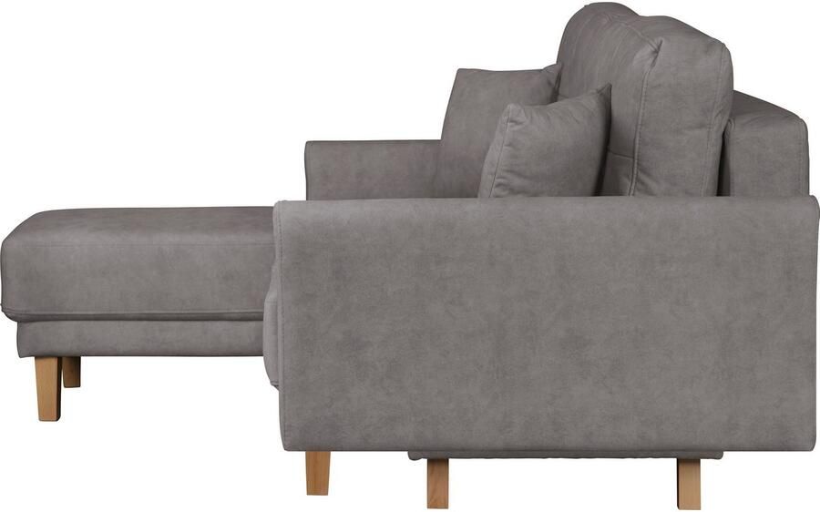 Home affaire Hoekbank TRIPLO optionele slaapbank met bedlade afmetingen B D H: 234 164 89 cm - Foto 3