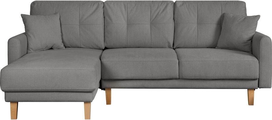 Home affaire Hoekbank TRIPLO optionele slaapbank met bedlade afmetingen B D H: 234 164 89 cm - Foto 4