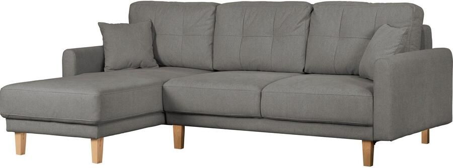 Home affaire Hoekbank TRIPLO optionele slaapbank met bedlade afmetingen B D H: 234 164 89 cm - Foto 6