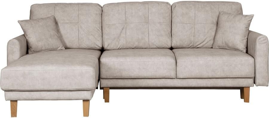 Home affaire Hoekbank TRIPLO optionele slaapbank met bedlade afmetingen B D H: 234 164 89 cm - Foto 4