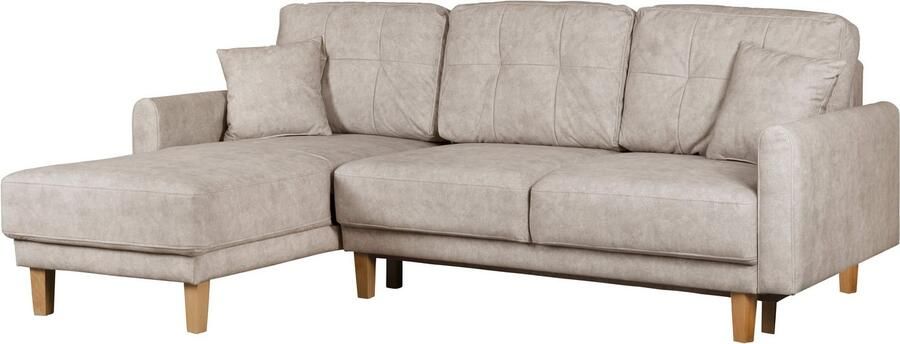 Home affaire Hoekbank TRIPLO optionele slaapbank met bedlade afmetingen B D H: 234 164 89 cm - Foto 6