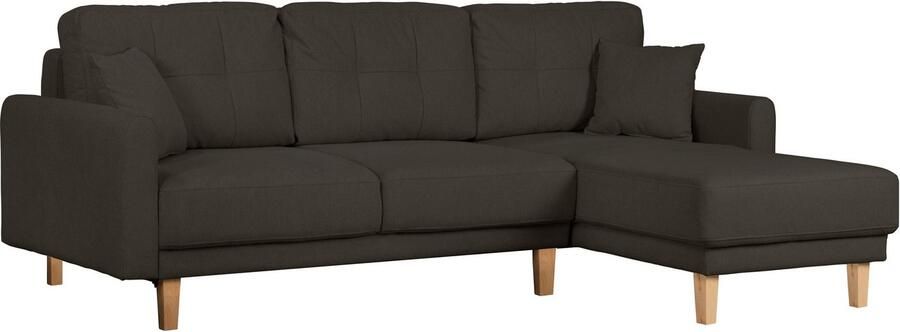 Home affaire Hoekbank TRIPLO optionele slaapbank met bedlade afmetingen B D H: 234 164 89 cm - Foto 6