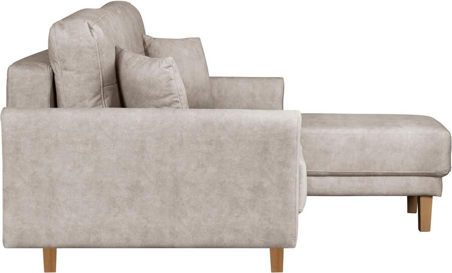 Home affaire Hoekbank TRIPLO optionele slaapbank met bedlade afmetingen B D H: 234 164 89 cm - Foto 3