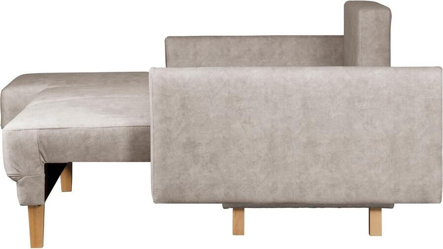 Home affaire Hoekbank TRIPLO optionele slaapbank met bedlade afmetingen B D H: 234 164 89 cm - Foto 3