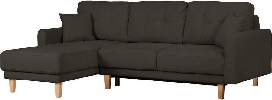 Home affaire Hoekbank TRIPLO optionele slaapbank met bedlade afmetingen B D H: 234 164 89 cm - Foto 9