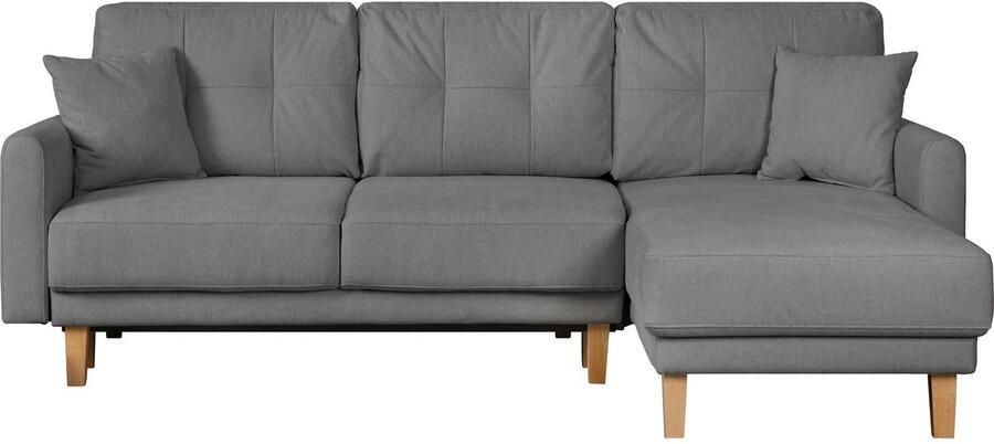 Home affaire Hoekbank TRIPLO optionele slaapbank met bedlade afmetingen B D H: 234 164 89 cm - Foto 5