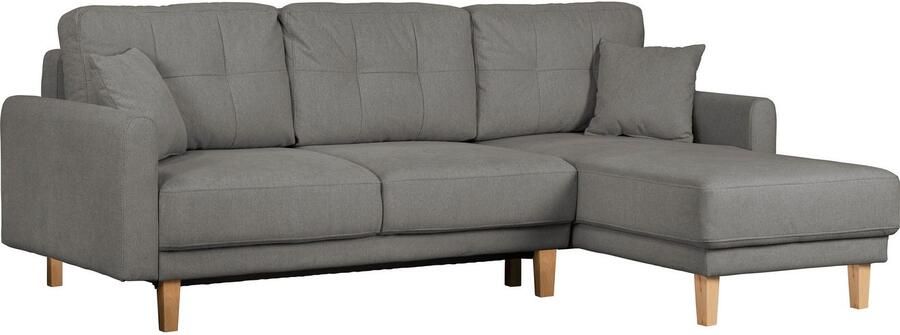 Home affaire Hoekbank TRIPLO optionele slaapbank met bedlade afmetingen B D H: 234 164 89 cm - Foto 9