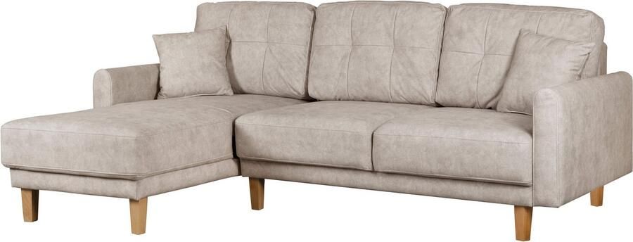 Home affaire Hoekbank TRIPLO optionele slaapbank met bedlade afmetingen B D H: 234 164 89 cm - Foto 5