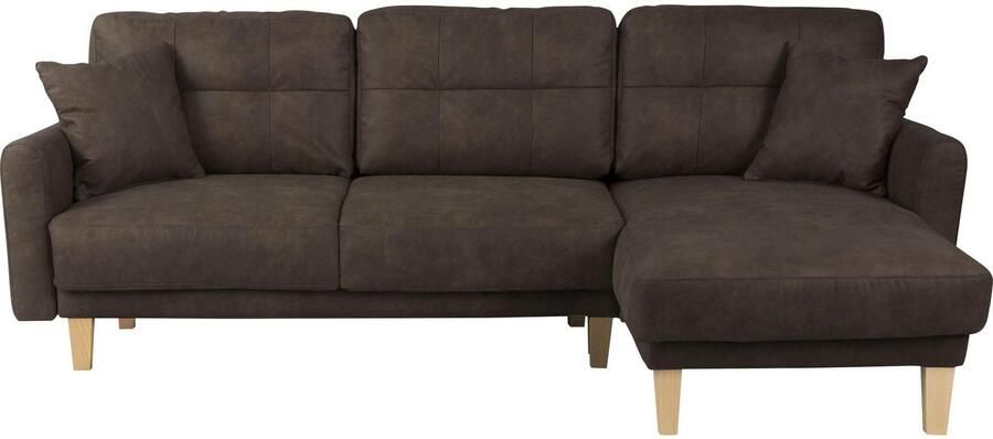 Home affaire Hoekbank TRIPLO optionele slaapbank met bedlade afmetingen B D H: 234 164 89 cm
