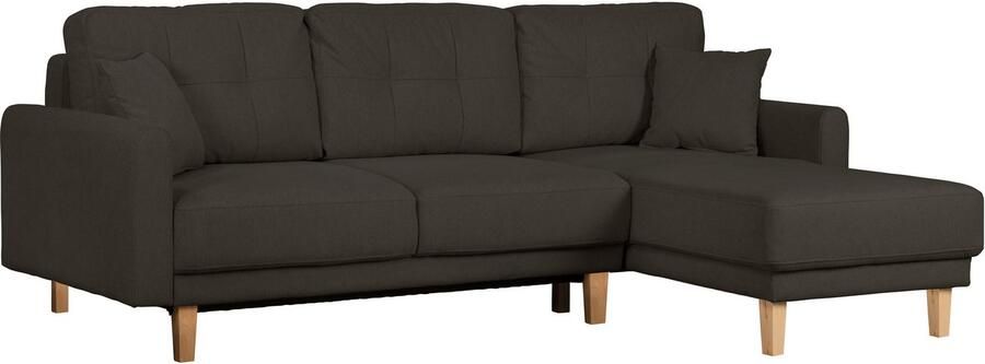 Home affaire Hoekbank TRIPLO optionele slaapbank met bedlade afmetingen B D H: 234 164 89 cm - Foto 8