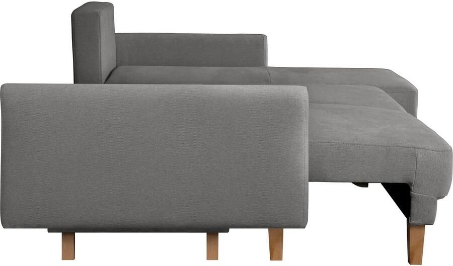 Home affaire Hoekbank TRIPLO optionele slaapbank met bedlade afmetingen B D H: 234 164 89 cm - Foto 4