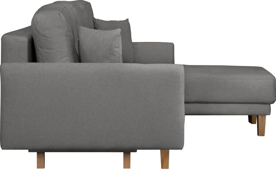 Home affaire Hoekbank TRIPLO optionele slaapbank met bedlade afmetingen B D H: 234 164 89 cm - Foto 3