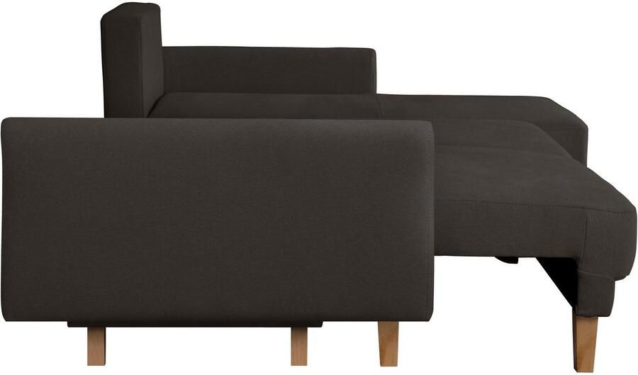 Home affaire Hoekbank TRIPLO optionele slaapbank met bedlade afmetingen B D H: 234 164 89 cm - Foto 4