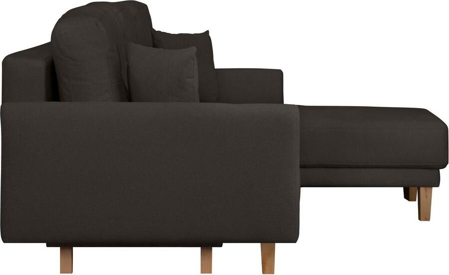 Home affaire Hoekbank TRIPLO optionele slaapbank met bedlade afmetingen B D H: 234 164 89 cm - Foto 3