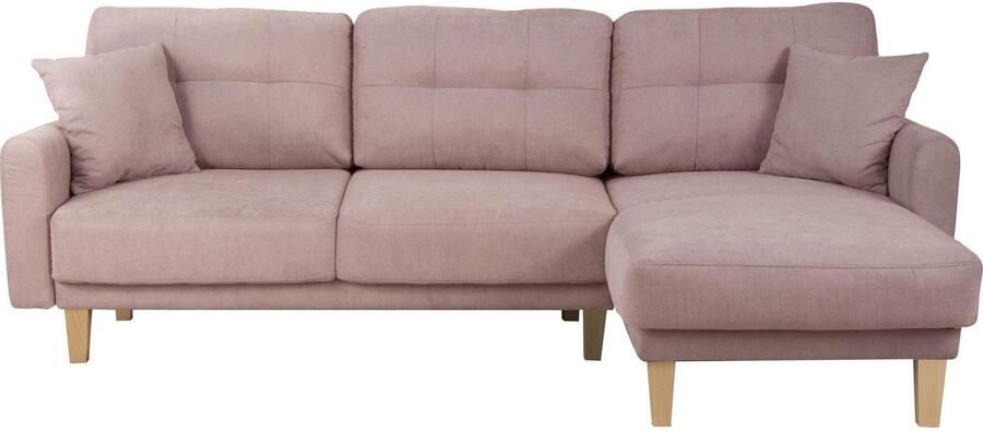 Home affaire Hoekbank TRIPLO optionele slaapbank met bedlade afmetingen B D H: 234 164 89 cm