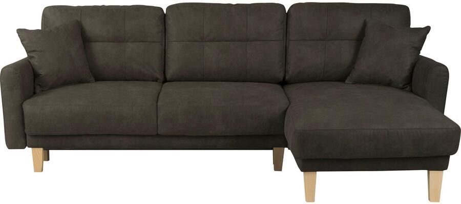 Home affaire Hoekbank TRIPLO optionele slaapbank met bedlade afmetingen B D H: 234 164 89 cm