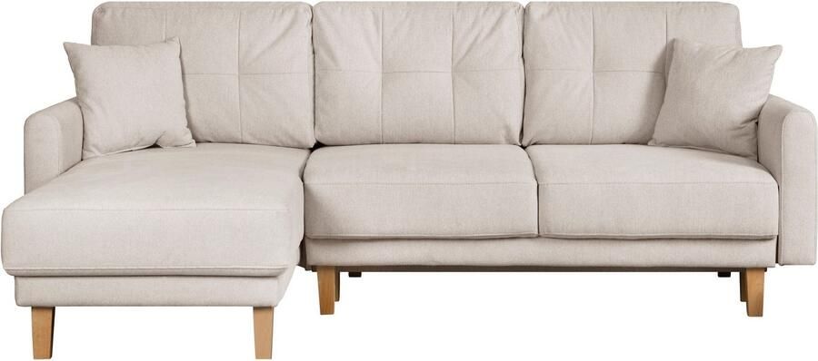 Home affaire Hoekbank TRIPLO optionele slaapbank met bedlade afmetingen B D H: 234 164 89 cm - Foto 4