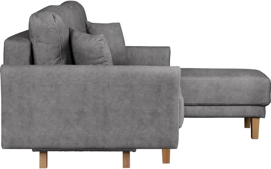 Home affaire Hoekbank TRIPLO optionele slaapbank met bedlade afmetingen B D H: 234 164 89 cm - Foto 3