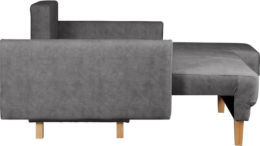 Home affaire Hoekbank TRIPLO optionele slaapbank met bedlade afmetingen B D H: 234 164 89 cm - Foto 4
