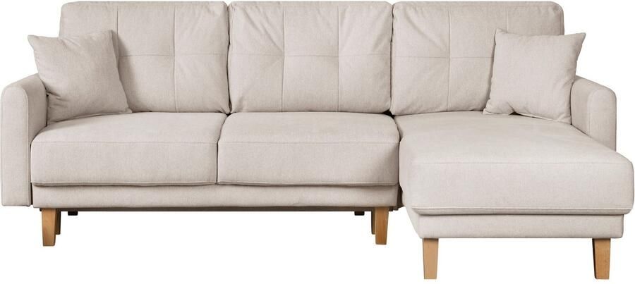 Home affaire Hoekbank TRIPLO optionele slaapbank met bedlade afmetingen B D H: 234 164 89 cm - Foto 5