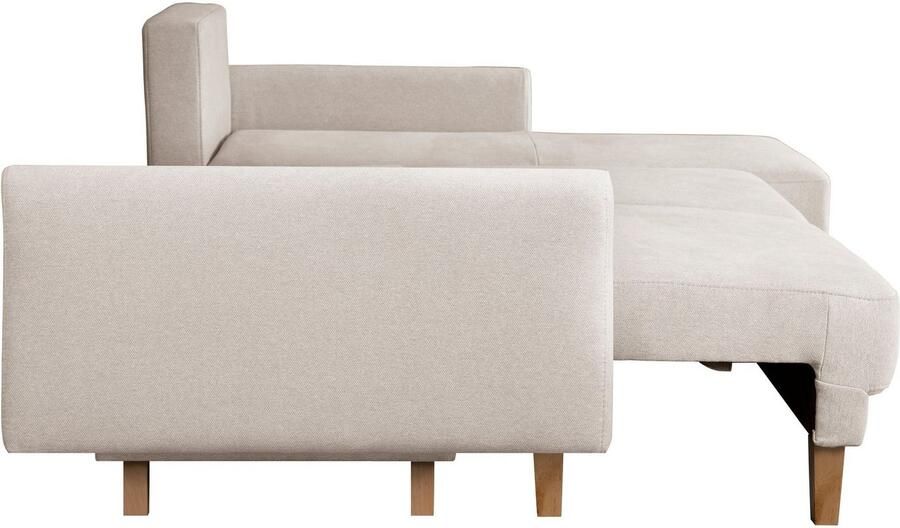 Home affaire Hoekbank TRIPLO optionele slaapbank met bedlade afmetingen B D H: 234 164 89 cm - Foto 4