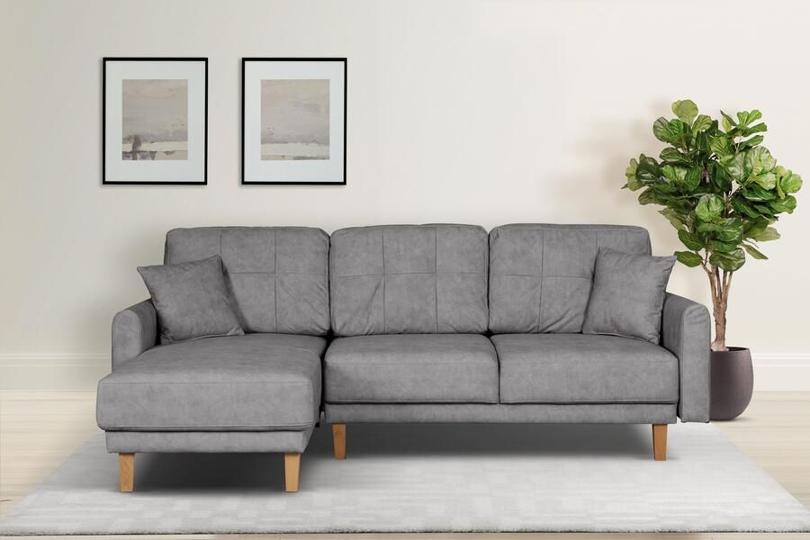 Home affaire Hoekbank TRIPLO optionele slaapbank met bedlade afmetingen B D H: 234 164 89 cm - Foto 7