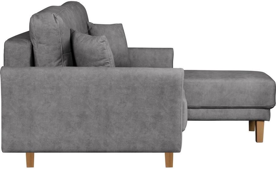 Home affaire Hoekbank TRIPLO optionele slaapbank met bedlade afmetingen B D H: 234 164 89 cm - Foto 3