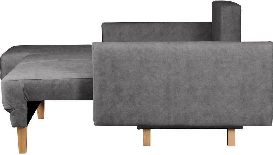 Home affaire Hoekbank TRIPLO optionele slaapbank met bedlade afmetingen B D H: 234 164 89 cm - Foto 4