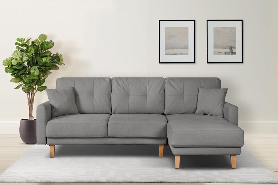 Home affaire Hoekbank TRIPLO optionele slaapbank met bedlade afmetingen B D H: 234 164 89 cm - Foto 7