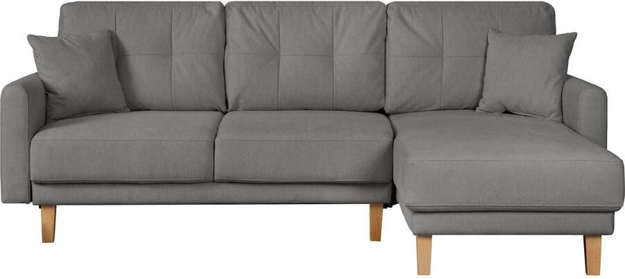 Home affaire Hoekbank TRIPLO optionele slaapbank met bedlade afmetingen B D H: 234 164 89 cm - Foto 4