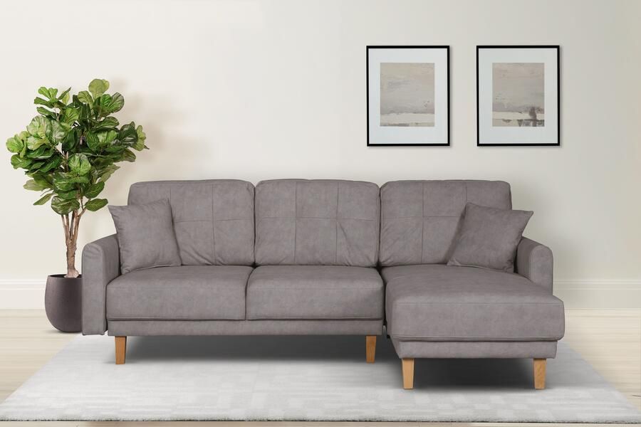 Home affaire Hoekbank TRIPLO optionele slaapbank met bedlade afmetingen B D H: 234 164 89 cm - Foto 7