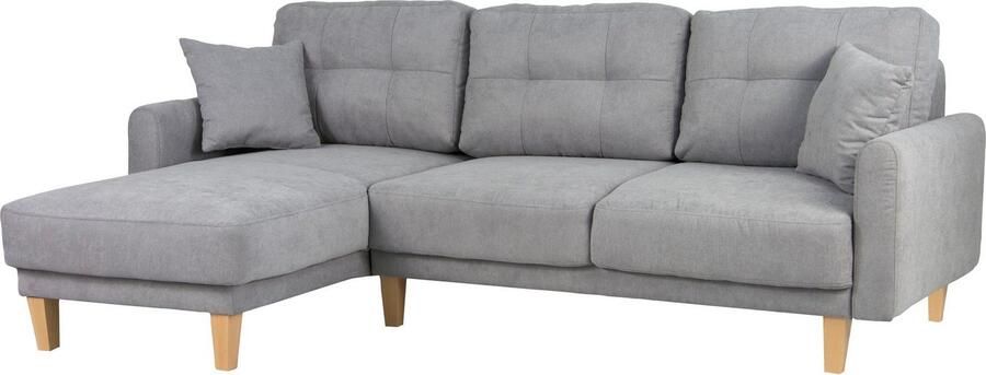 Home affaire Hoekbank TRIPLO optionele slaapbank met bedlade afmetingen B D H: 234 164 89 cm