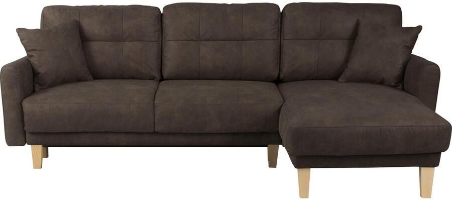 Home affaire Hoekbank TRIPLO optionele slaapbank met bedlade afmetingen B D H: 234 164 89 cm