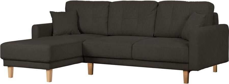 Home affaire Hoekbank TRIPLO optionele slaapbank met bedlade afmetingen B D H: 234 164 89 cm - Foto 6