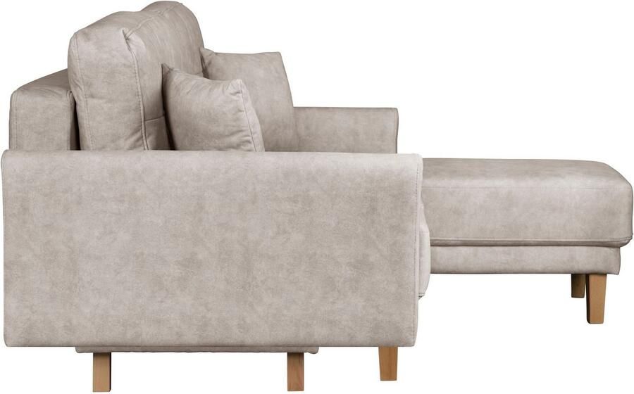 Home affaire Hoekbank TRIPLO optionele slaapbank met bedlade afmetingen B D H: 234 164 89 cm - Foto 3