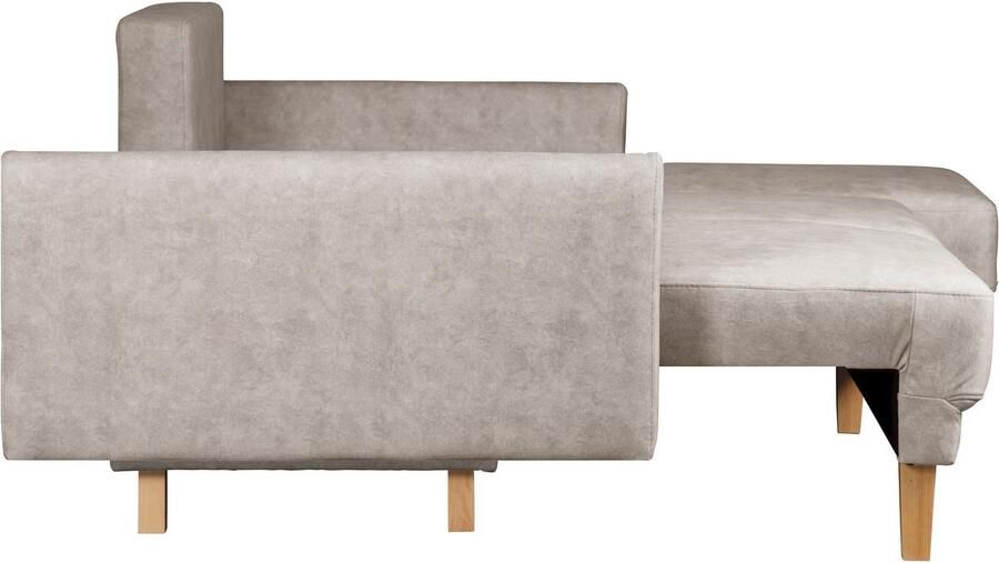 Home affaire Hoekbank TRIPLO optionele slaapbank met bedlade afmetingen B D H: 234 164 89 cm - Foto 4