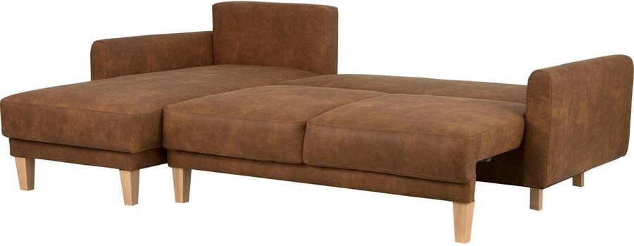 Home affaire Hoekbank TRIPLO optionele slaapbank met bedlade afmetingen B D H: 234 164 89 cm - Foto 10