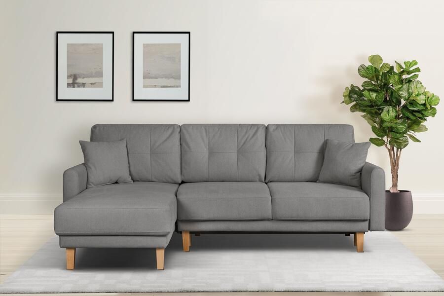 Home affaire Hoekbank TRIPLO optionele slaapbank met bedlade afmetingen B D H: 234 164 89 cm - Foto 10