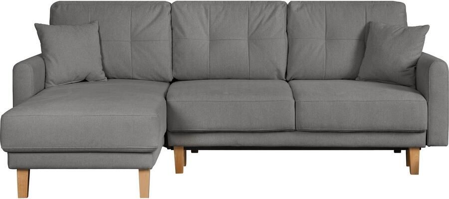 Home affaire Hoekbank TRIPLO optionele slaapbank met bedlade afmetingen B D H: 234 164 89 cm - Foto 5