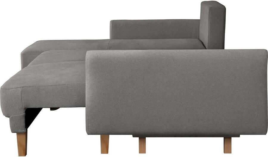 Home affaire Hoekbank TRIPLO optionele slaapbank met bedlade afmetingen B D H: 234 164 89 cm - Foto 4