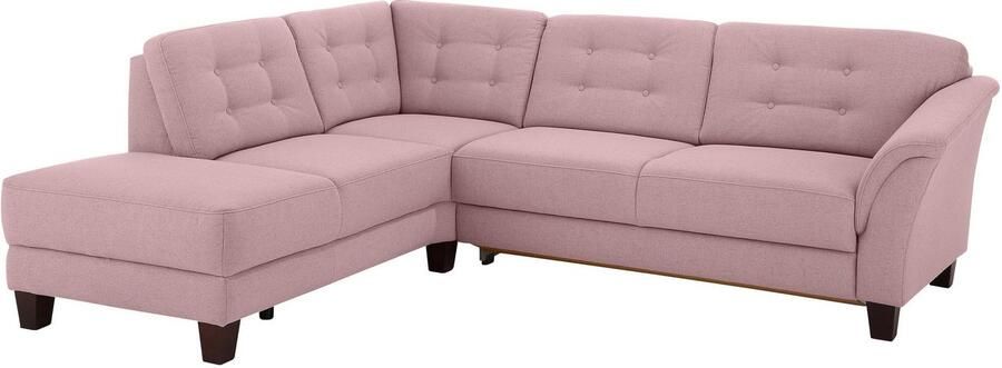 Home affaire Hoekbank Trondheim L-vorm met binnenvering en capitonnage achter poten beuken donker - Foto 10