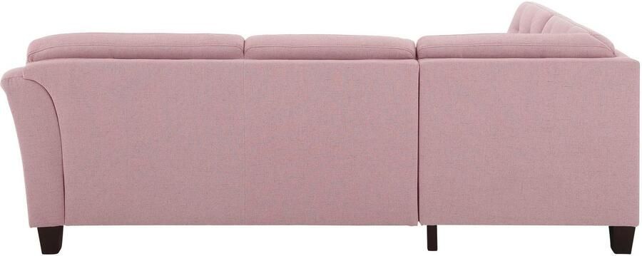 Home affaire Hoekbank Trondheim L-vorm met binnenvering en capitonnage achter poten beuken donker - Foto 9