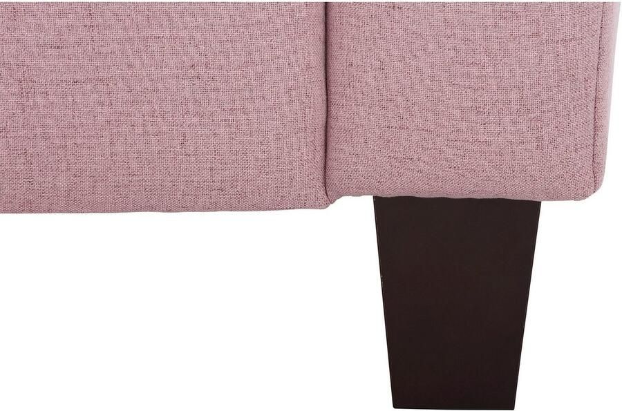 Home affaire Hoekbank Trondheim L-vorm met binnenvering en capitonnage achter poten beuken donker - Foto 5