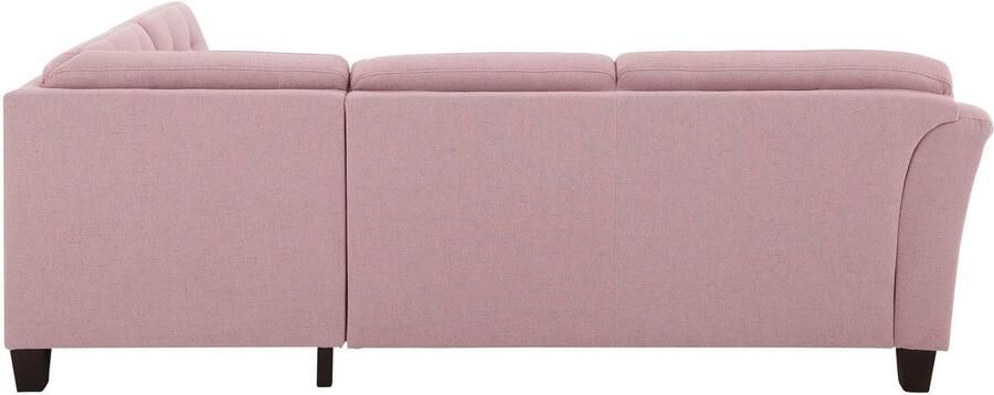 Home affaire Hoekbank Trondheim L-vorm met binnenvering en capitonnage achter poten beuken donker - Foto 16