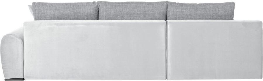 Home affaire Hoekbank Win L-vorm breedte 285cm optioneel met slaapfunctie en bedkast taupe corduroy - Foto 15