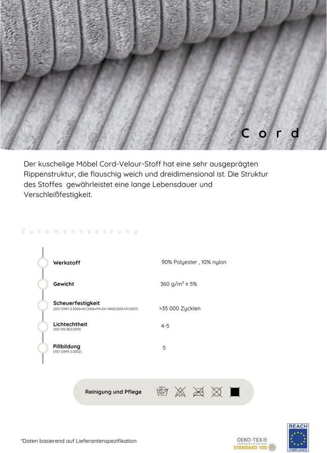 Home affaire Zithoek Win U-vorm naar keuze met slaapfunctie en bedkist - Foto 5