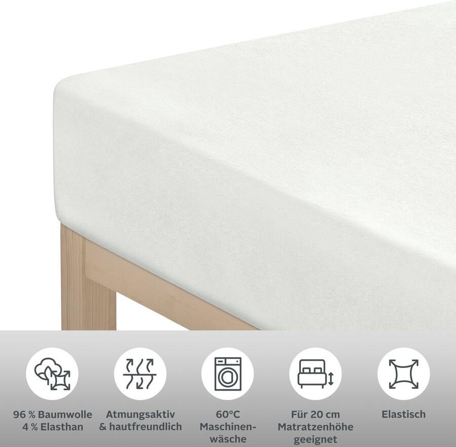 Home affaire Hoeslaken Cremona in de kwaliteiten: Katoen met elastaan of Biber - Foto 5