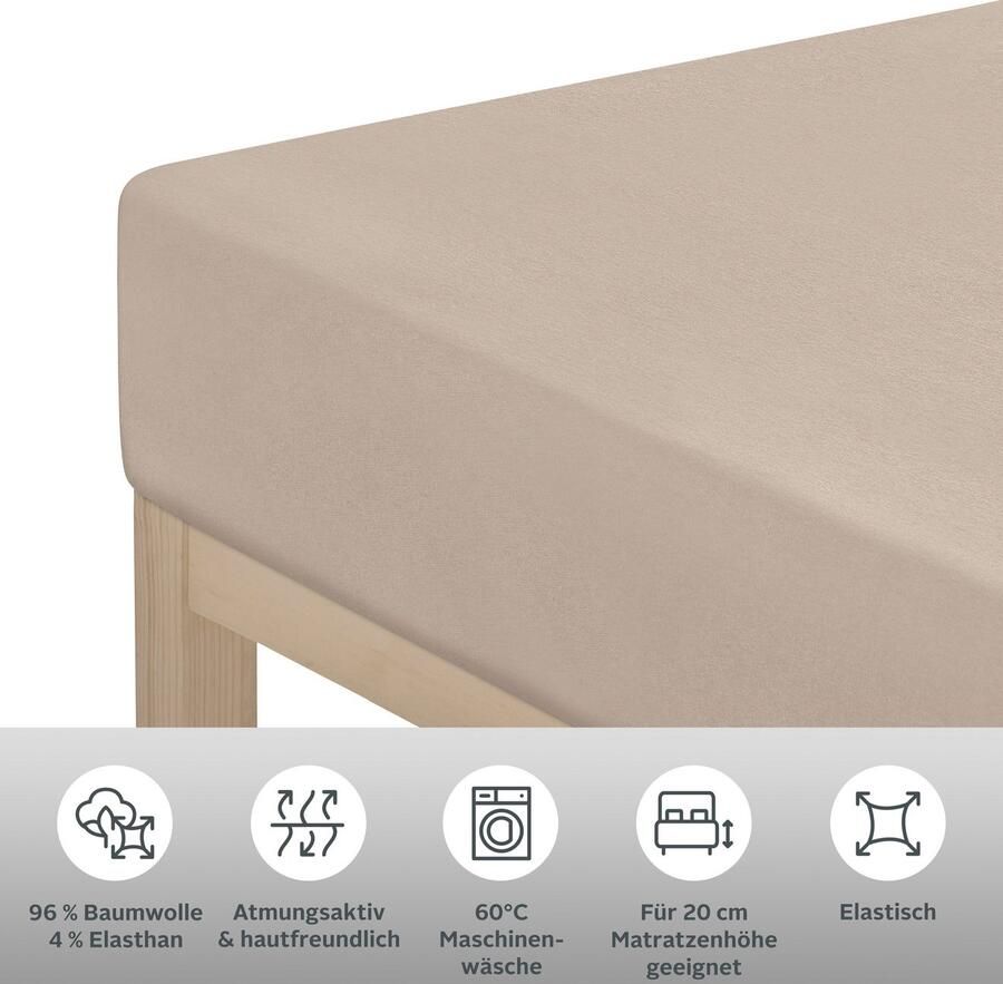 Home affaire Hoeslaken Cremona in de kwaliteiten: Katoen met elastaan of Biber - Foto 5